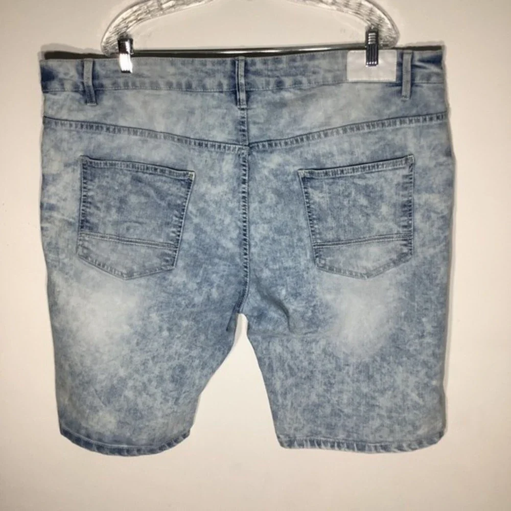 Southpole Mens Acid Wash Stretch Shorts‎ Size 46